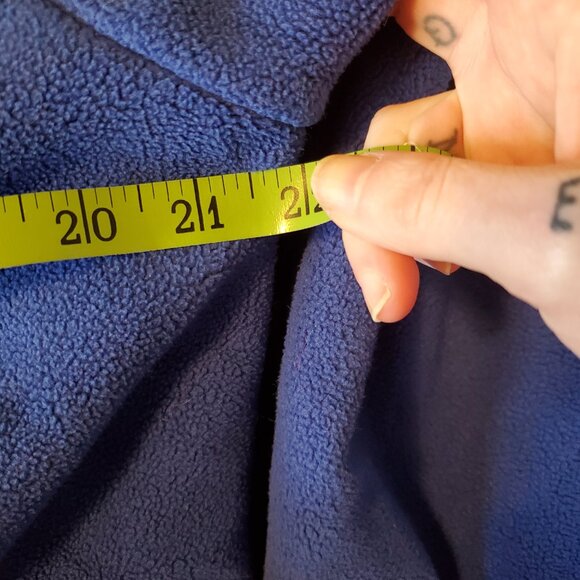 Old Navy Moon Dance Blue '94 Half Zip Fleece Pullover Sweater Jacket Size Small - Picture 9 of 10